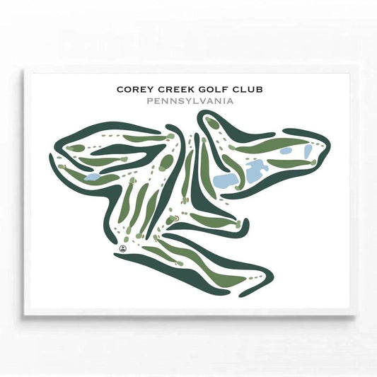 Corey Creek Golf Club, Pennsylvania - Printed Golf Courses