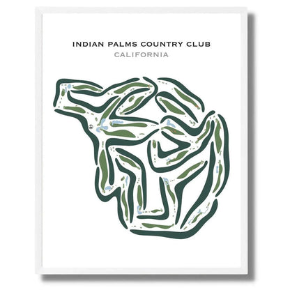 Indian Palms Country Club, California - Printed Golf Courses