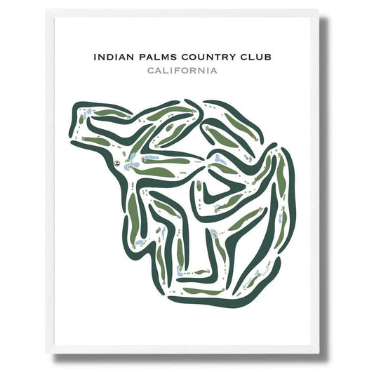 Indian Palms Country Club, California - Printed Golf Courses