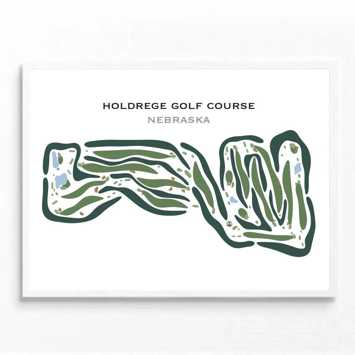 Holdrege Golf Course, Nebraska - Printed Golf Courses