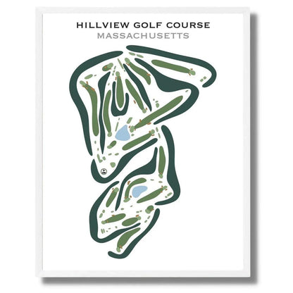 Hillview Golf Course, Massachusetts - Printed Golf Courses
