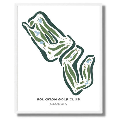 Folkston Golf Club, Georgia - Printed Golf Courses