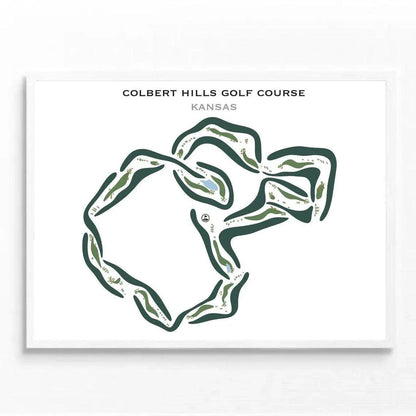 Colbert Hills Golf Course, Kansas - Printed Golf Courses