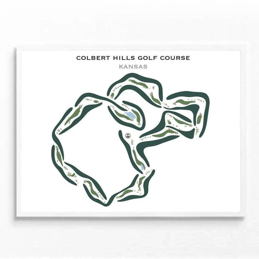 Colbert Hills Golf Course, Kansas - Printed Golf Courses