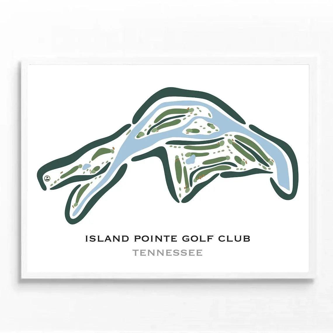 Island Pointe Golf Club, Tennessee - Printed Golf Courses