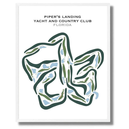 Piper's Landing Yacht & Country Club, Florida - Printed Golf Courses