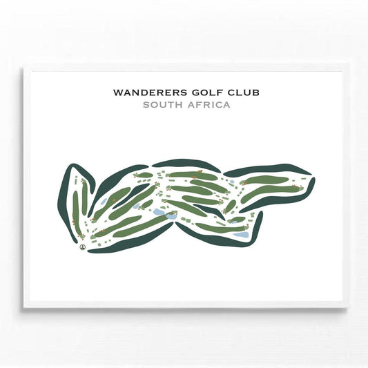 Wanderers Golf Club, South Africa - Printed Golf Courses