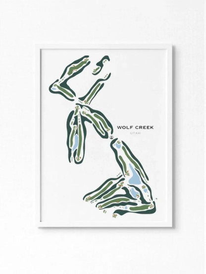 Creek Golf Resort, Eden Utah - Printed Golf Courses