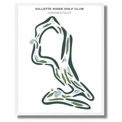 Gillette Ridge Golf Club, Connecticut - Printed Golf Courses