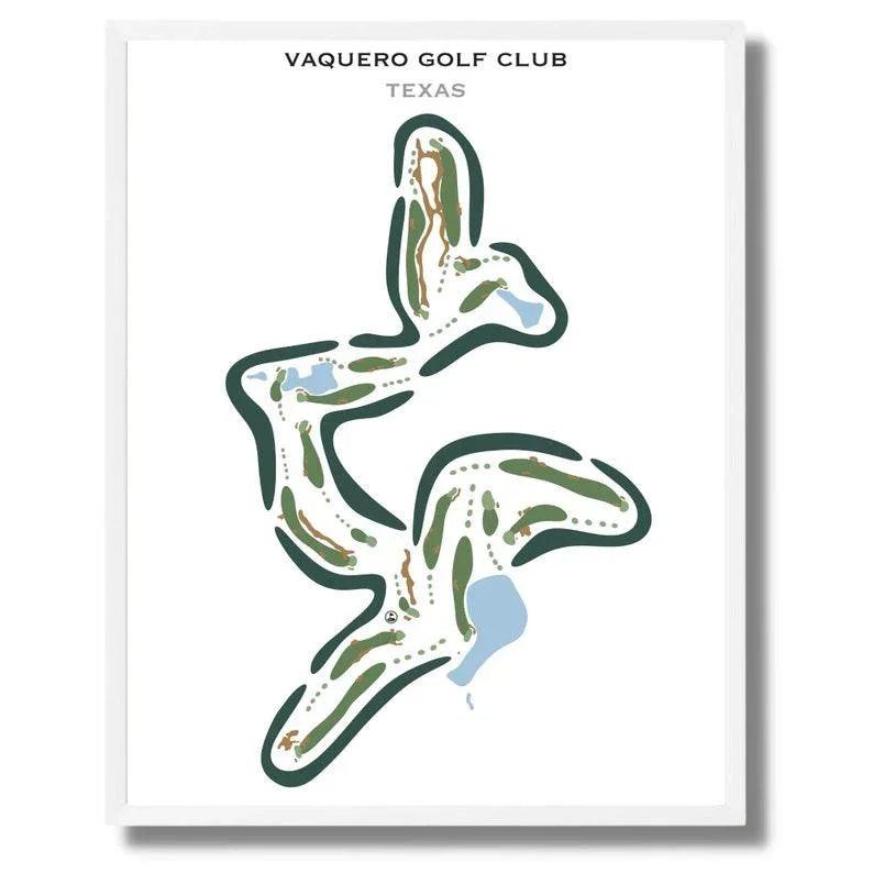 Vaquero Golf Club, Texas - Printed Golf Courses