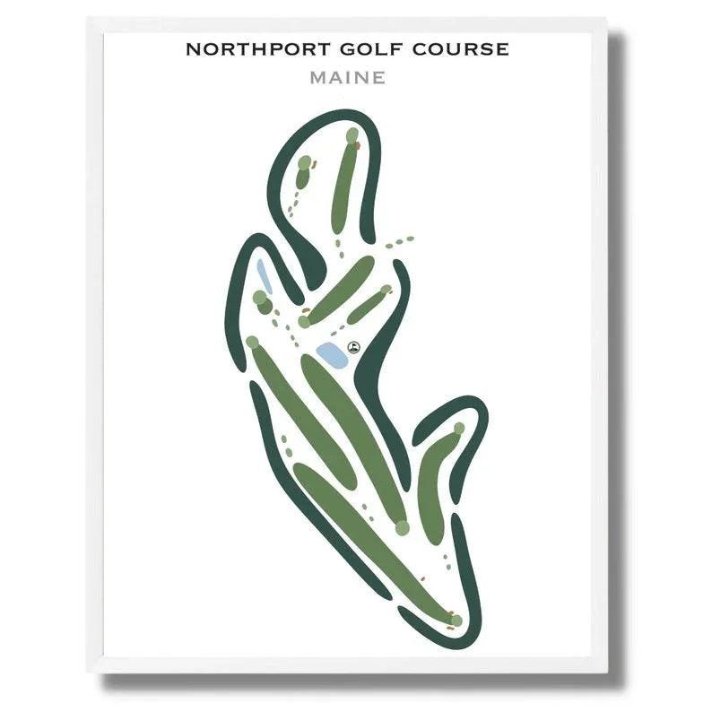 Northport Golf Course, Maine - Printed Golf Courses