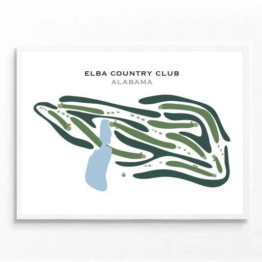 Elba Country Club, Alabama - Printed Golf Courses