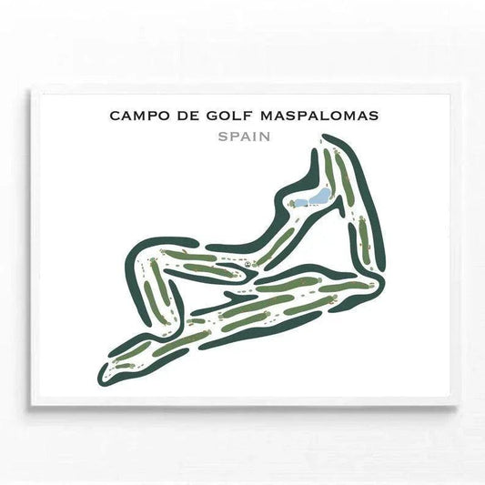 Campo De Golf Maspalomas, Spain - Printed Golf Courses