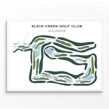 Klein Creek Golf Club, Illinois - Printed Golf Courses