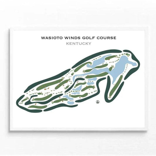 Wasioto Winds Golf Course, Kentucky - Printed Golf Courses