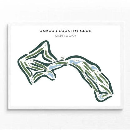 Oxmoor Country Club, Kentucky - Printed Golf Courses