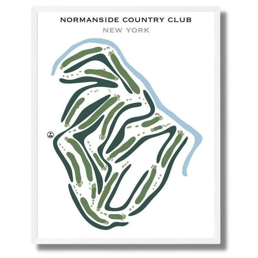 Normanside Country Club, New York - Printed Golf Courses
