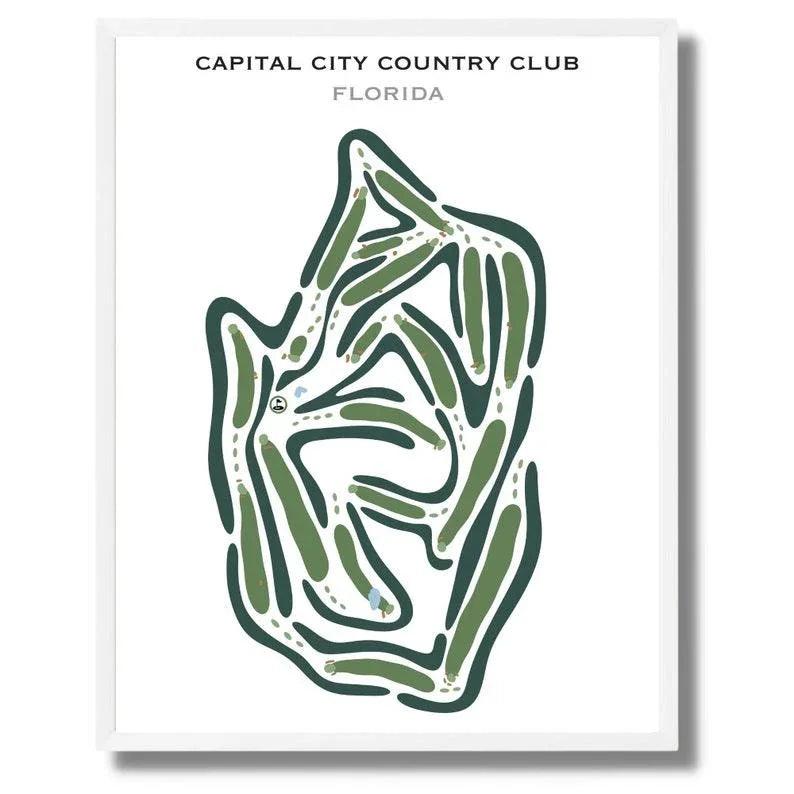 Capital City Country Club, Florida - Printed Golf Courses