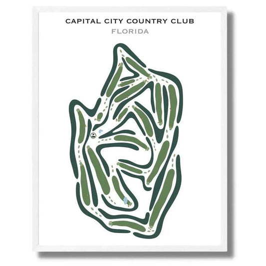 Capital City Country Club, Florida - Printed Golf Courses