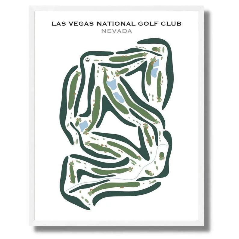 Las Vegas National Golf Club, Nevada - Printed Golf Courses