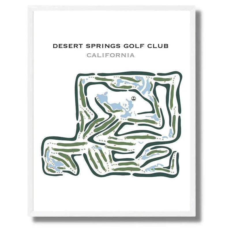 Desert Springs Golf Club, California - Printed Golf Courses