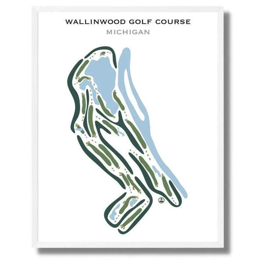 Wallinwood Golf Course, Michigan - Printed Golf Courses