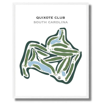 Quixote Club, South Carolina - Printed Golf Courses