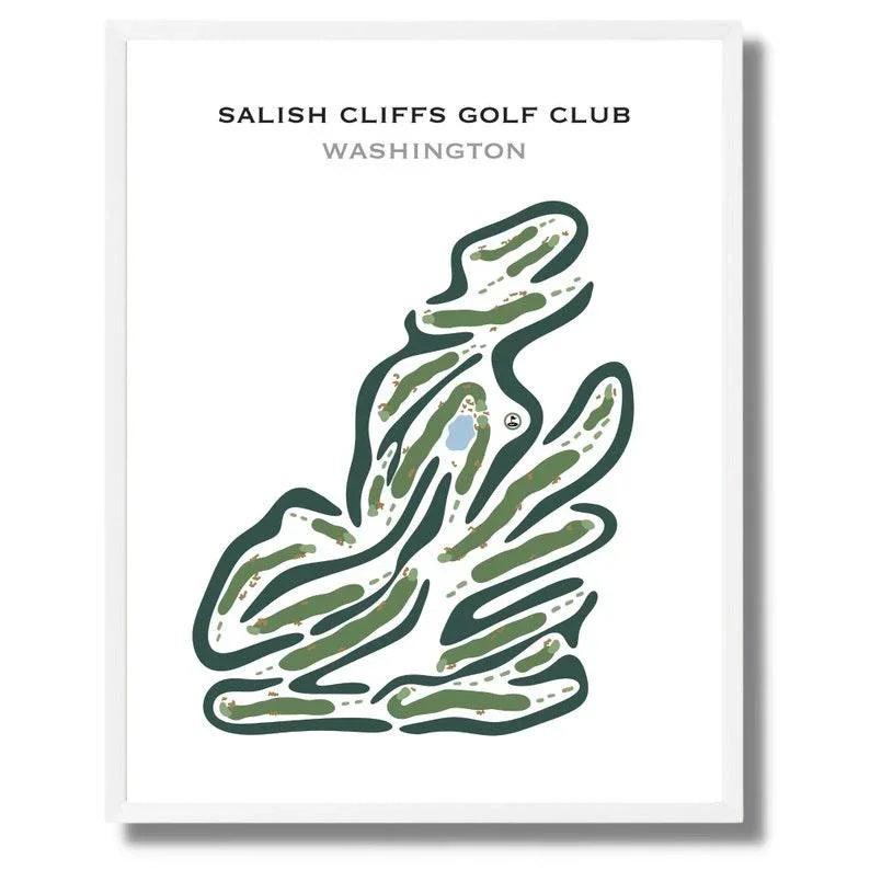 Salish Cliffs Golf Club, Washington - Printed Golf Courses