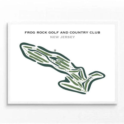Frog Rock Golf and Country Club, New Jersey - Printed Golf Courses