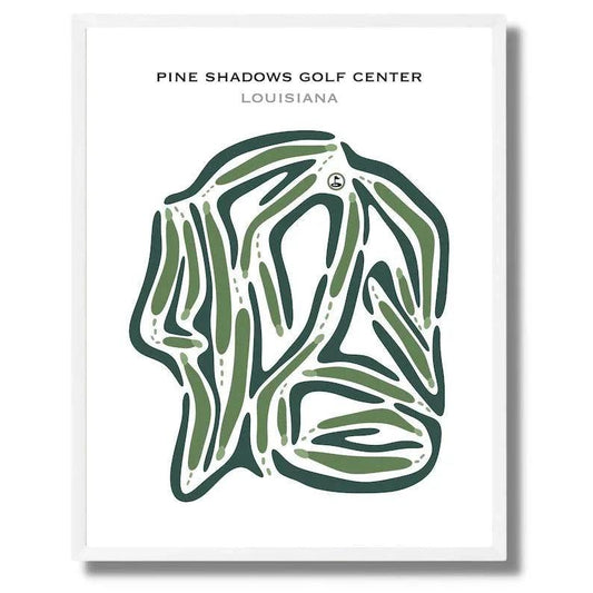 Pine Shadows Golf Center, Louisiana - Printed Golf Courses