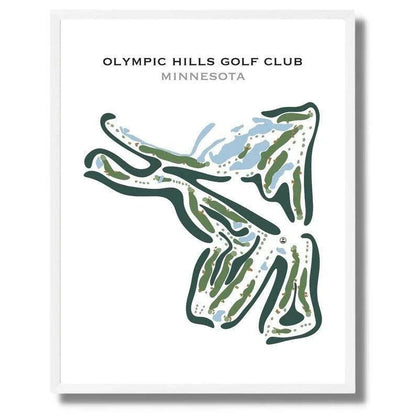 Olympic Hills Golf Club, Minnesota - Printed Golf Courses