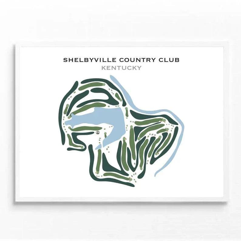 Shelbyville Country Club, Kentucky - Printed Golf Courses