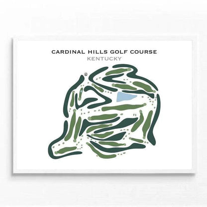 Cardinal Hills Golf Course, Kentucky - Printed Golf Courses
