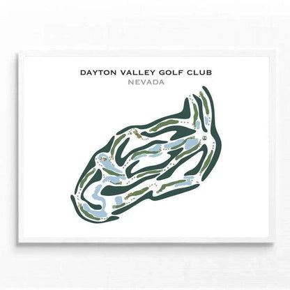 Dayton Valley Golf Club, Nevada - Printed Golf Courses