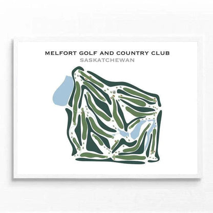 Melfort Golf and Country Club, Saskatchewan - Printed Golf Courses