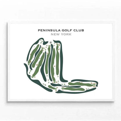 Peninsula Golf Club, New York - Printed Golf Courses