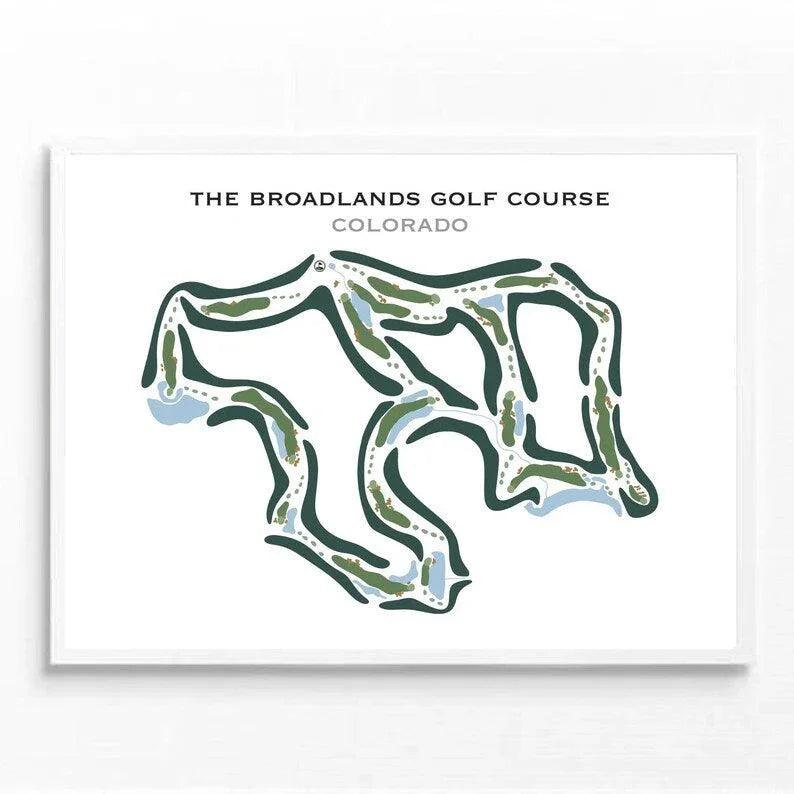The Broadlands Golf Course, Colorado - Printed Golf Courses