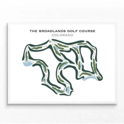The Broadlands Golf Course, Colorado - Printed Golf Courses