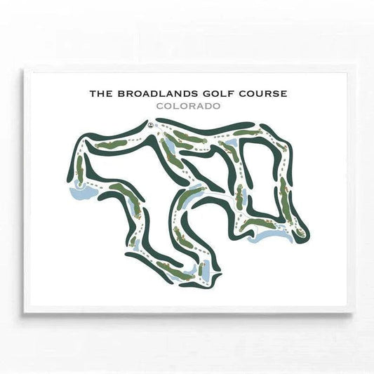 The Broadlands Golf Course, Colorado - Printed Golf Courses