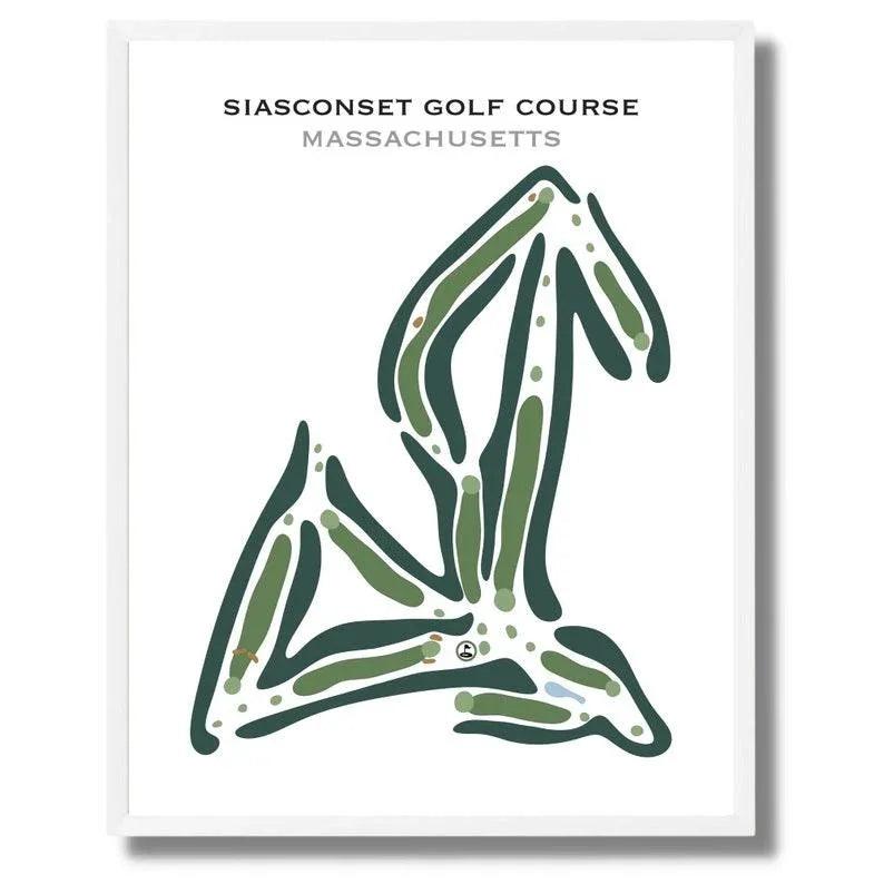 Siasconset Golf Course, Massachusetts - Printed Golf Courses