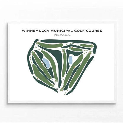 Winnemucca Municipal Golf Course, Nevada - Printed Golf Courses