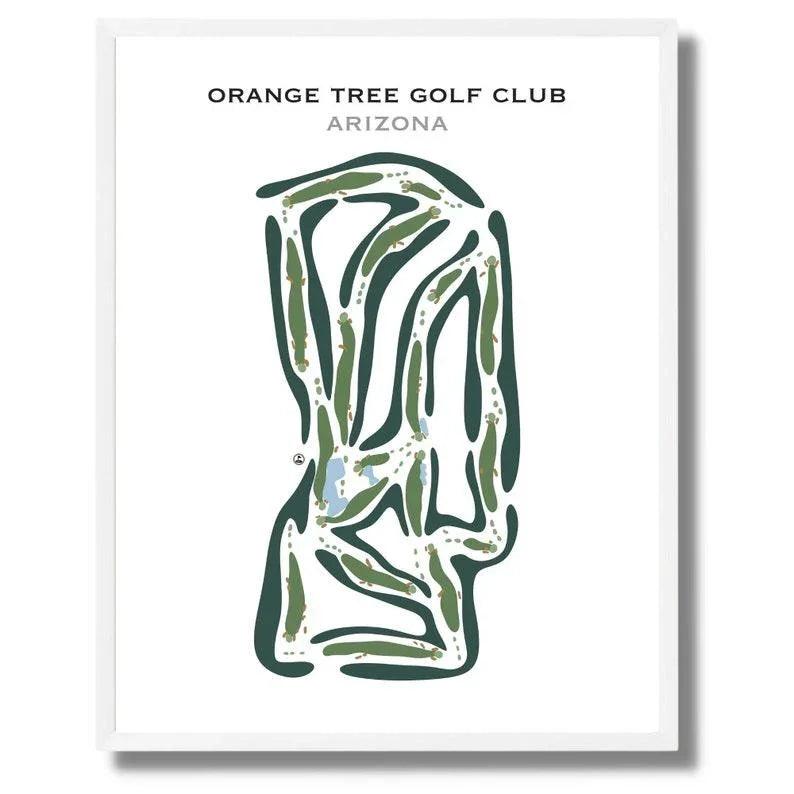 Orange Tree Golf Club, Arizona - Printed Golf Courses