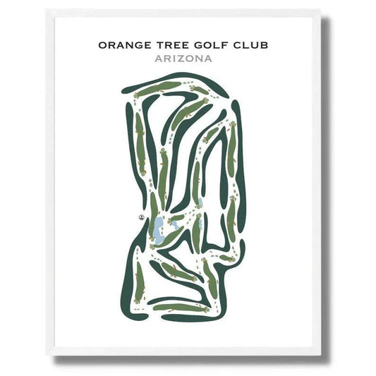 Orange Tree Golf Club, Arizona - Printed Golf Courses