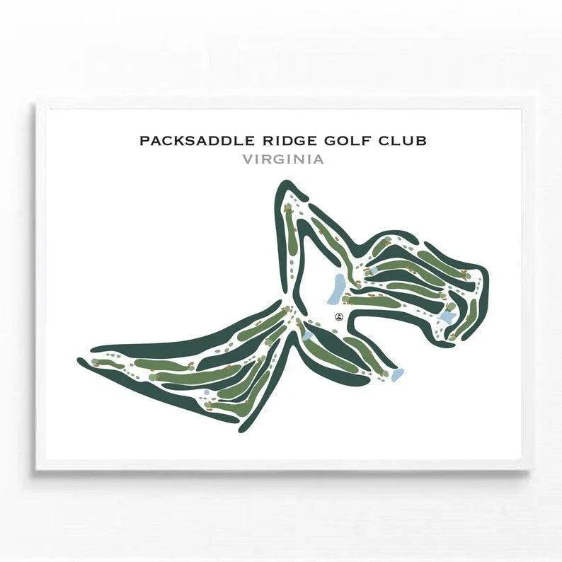 Packsaddle Ridge Golf Club, Virginia - Printed Golf Courses