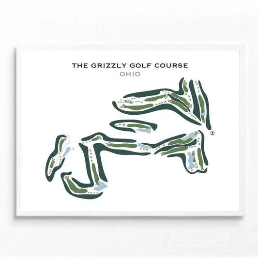 The Grizzly Golf Course, Ohio - Printed Golf Courses
