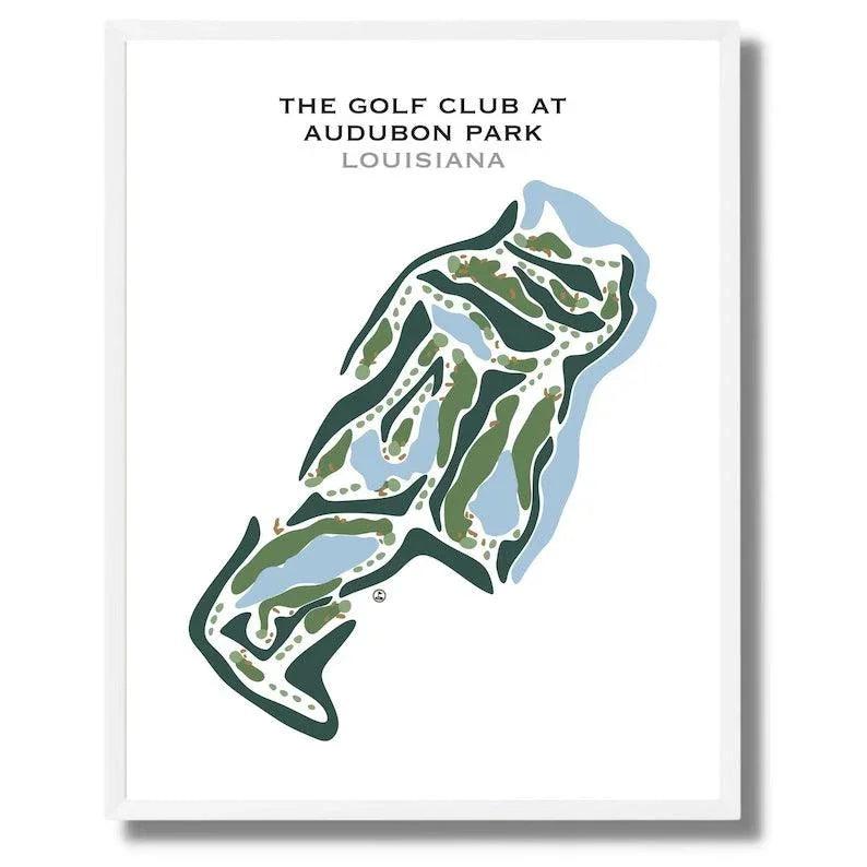 The Golf Club at Audubon Park, Louisiana - Printed Golf Courses
