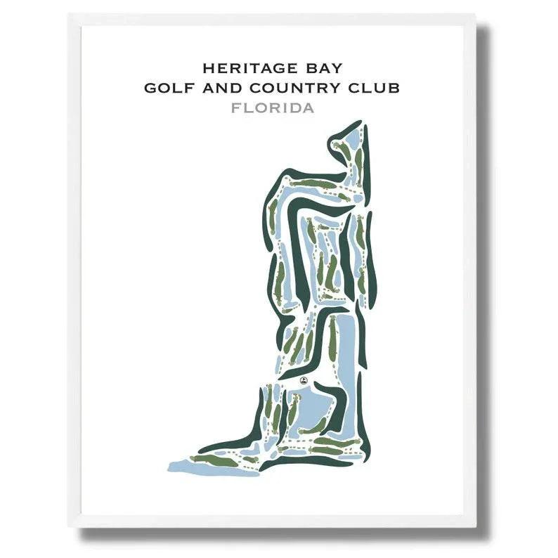 Heritage Bay Golf & Country Club, Florida - Printed Golf Courses