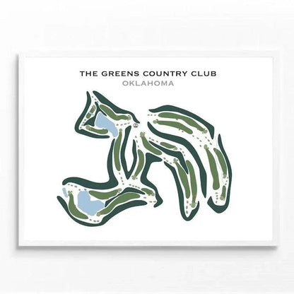 The Greens Country Club, Oklahoma - Printed Golf Courses