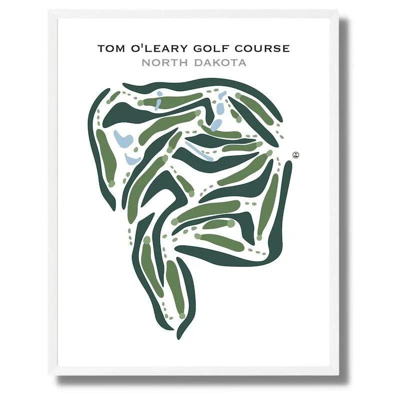 Tom O'Leary Golf Course, North Dakota - Printed Golf Courses