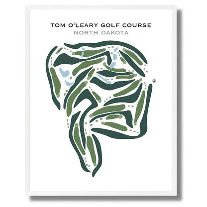 Tom O'Leary Golf Course, North Dakota - Printed Golf Courses